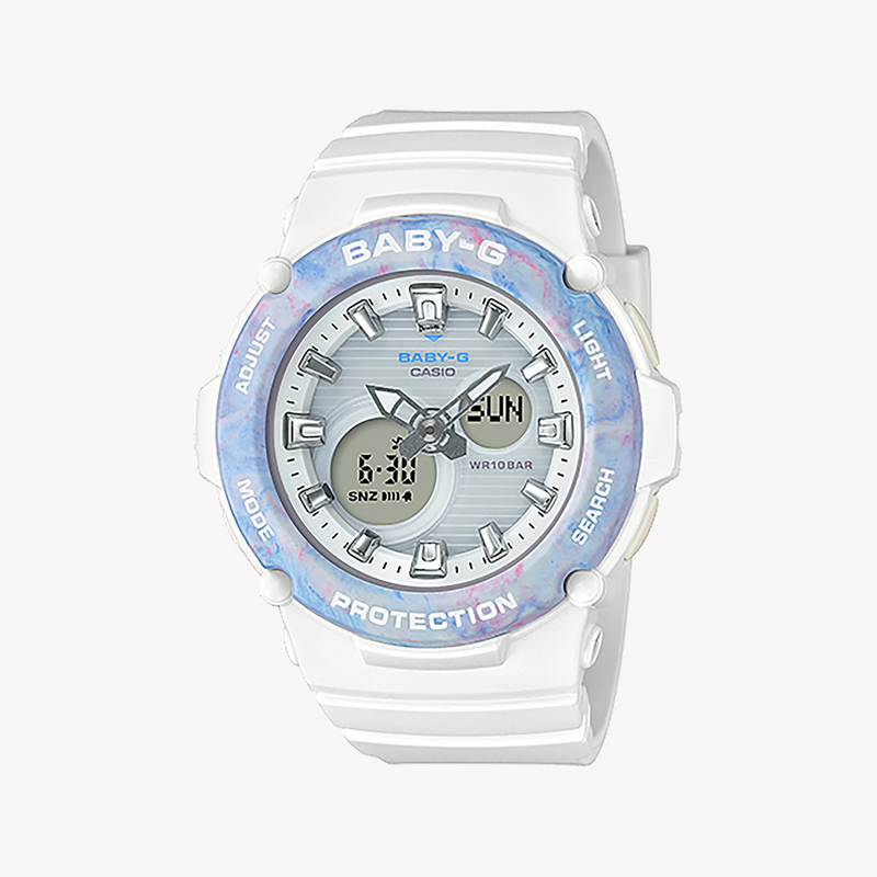 Bga-270m-7adr Baby-G Adventure Timepiece - Vibrant White Resin For Active Women by i-watch