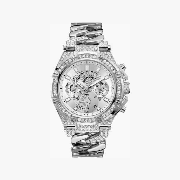 Guess Watches Men's Silver Stainless Steel Watch, 44mm | Gw0517g1 by i-watch