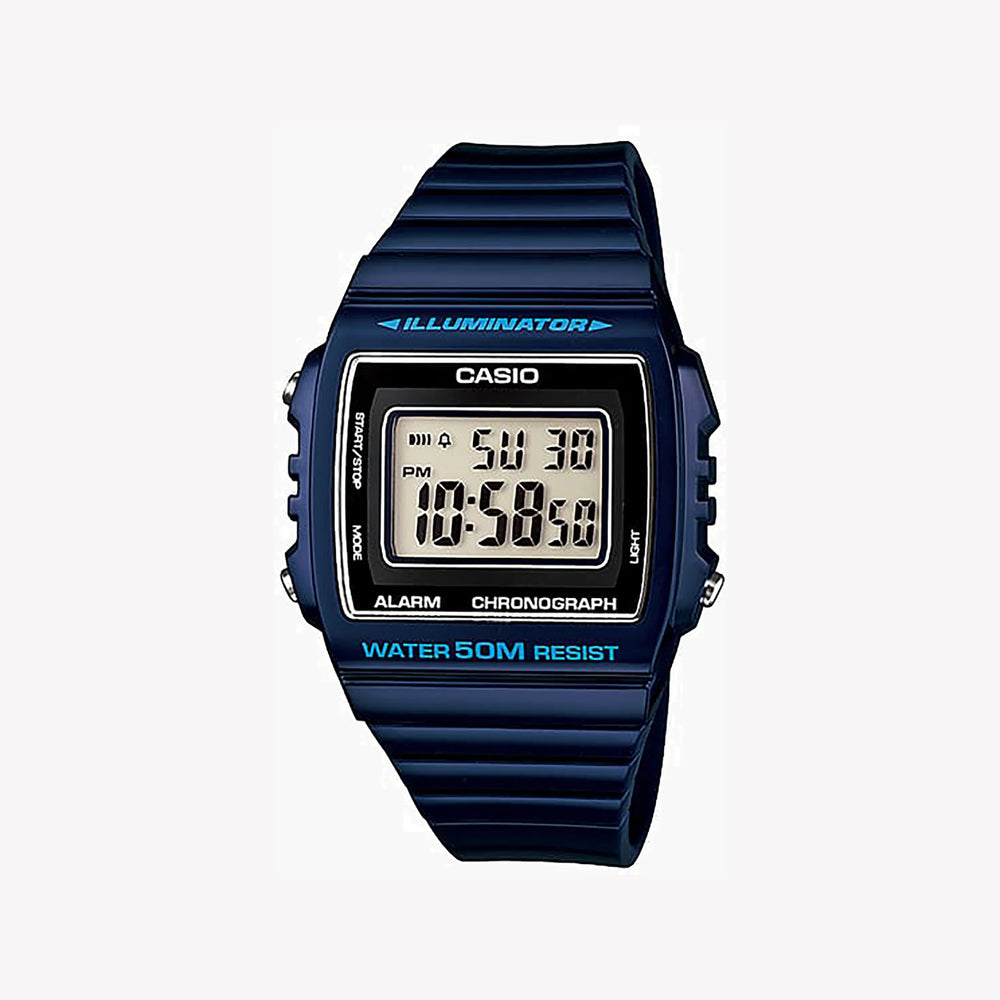 Casio W-215h-2avdf Versatile Sporty Timepiece - Elegant Black Resin Women's Watch by i-watch