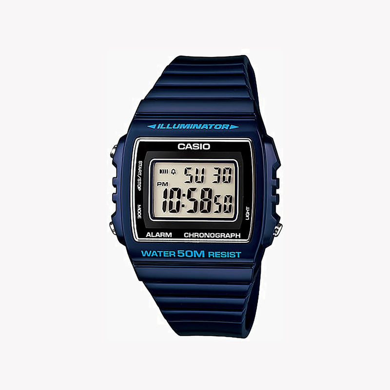 Casio W-215h-2avdf Versatile Sporty Timepiece - Elegant Black Resin Women's Watch by i-watch