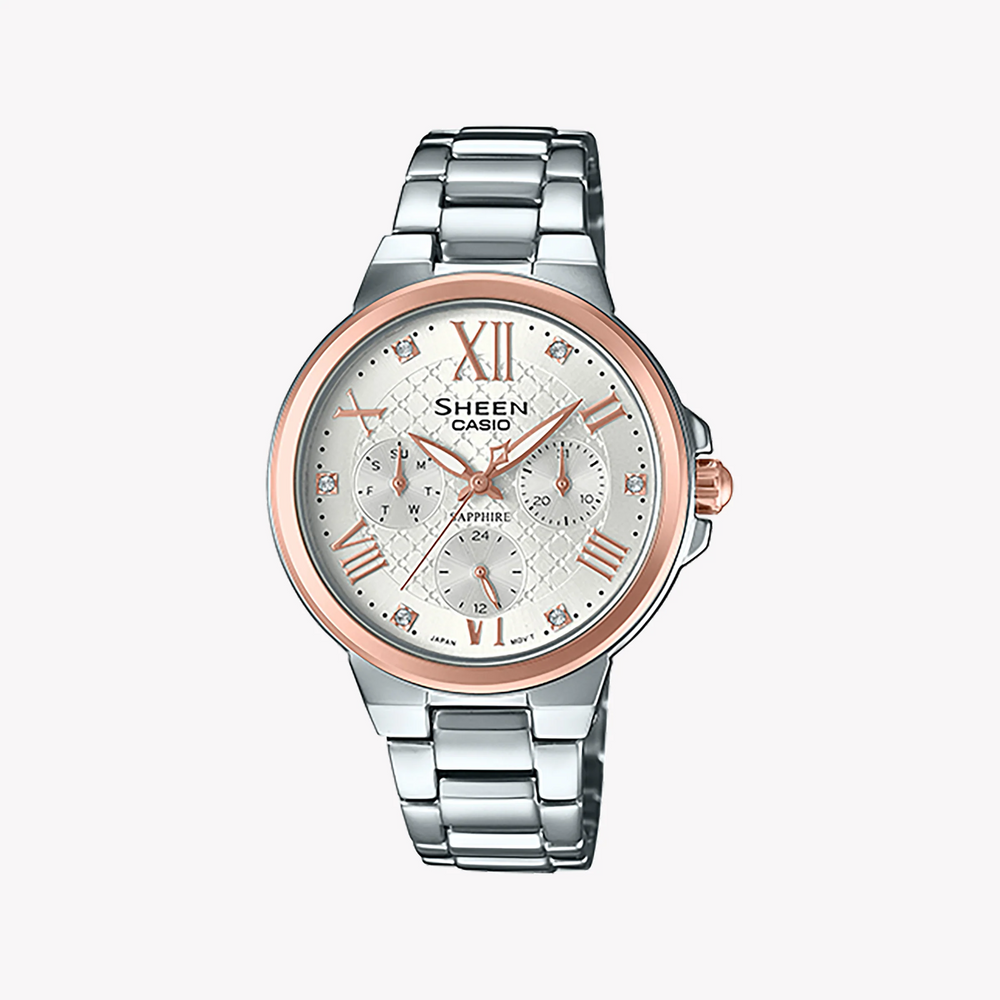 Casio She-3511sg-7audr Elegant Adventure - Women's Rose Gold Stainless Steel Watch by i-watch