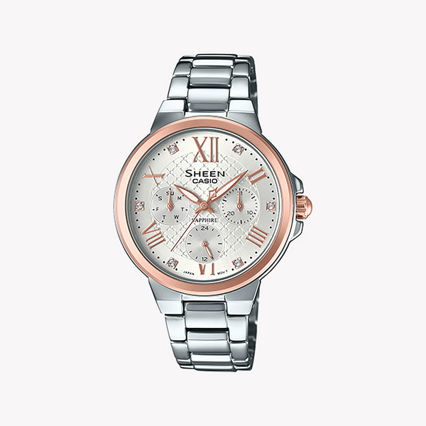 Casio She-3511sg-7audr Elegant Adventure - Women's Rose Gold Stainless Steel Watch by i-watch