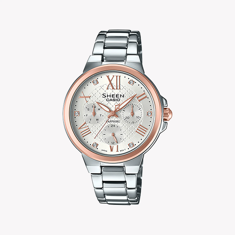 Casio She-3511sg-7audr Elegant Adventure - Women's Rose Gold Stainless Steel Watch by i-watch