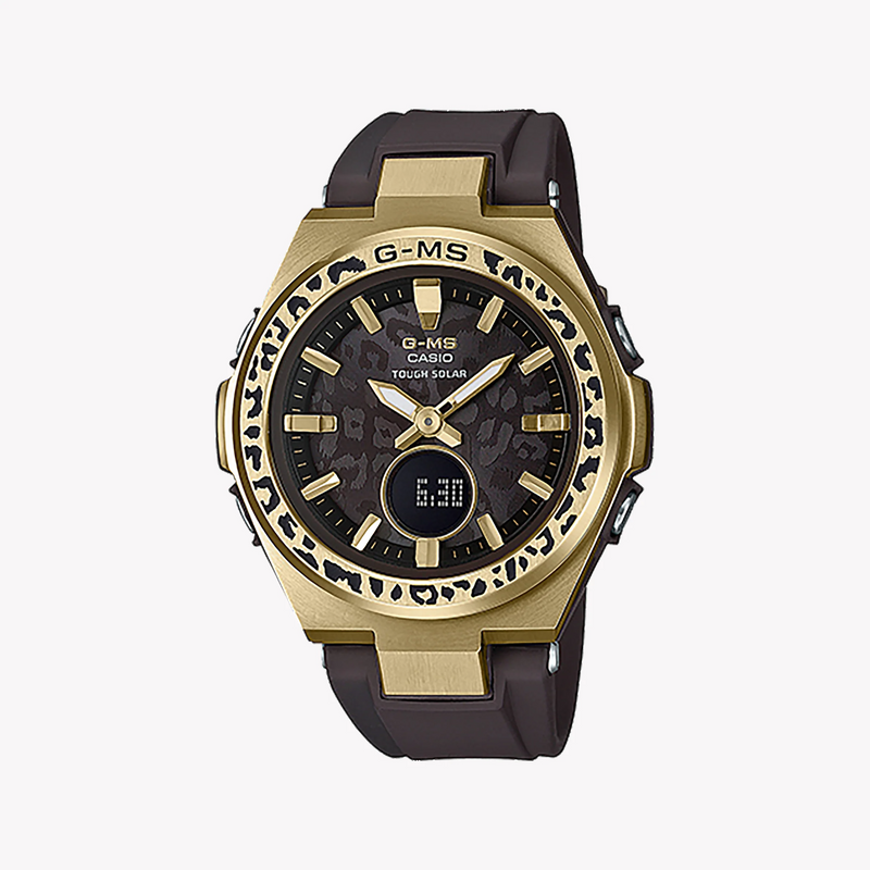 Baby-G Women's Brown & Gold Watch, Resin Band | Msg-S200wlp-5adr by i-watch