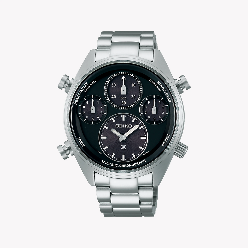 Seiko Prospex Men's Silver Watch, Dark Blue Dial | Sfj003p1 by i-watch