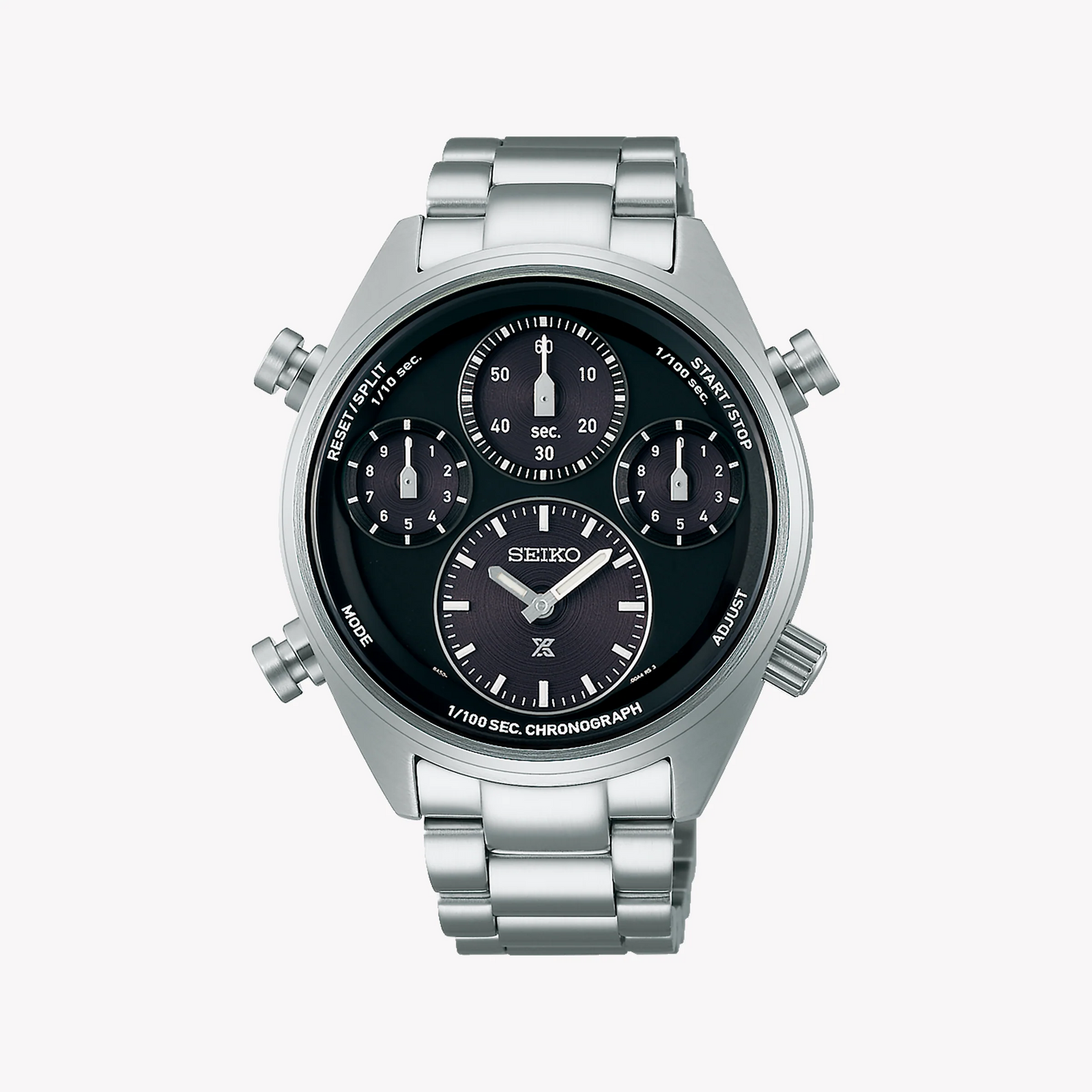 Seiko Prospex Men's Silver Watch, Dark Blue Dial | Sfj003p1 by i-watch
