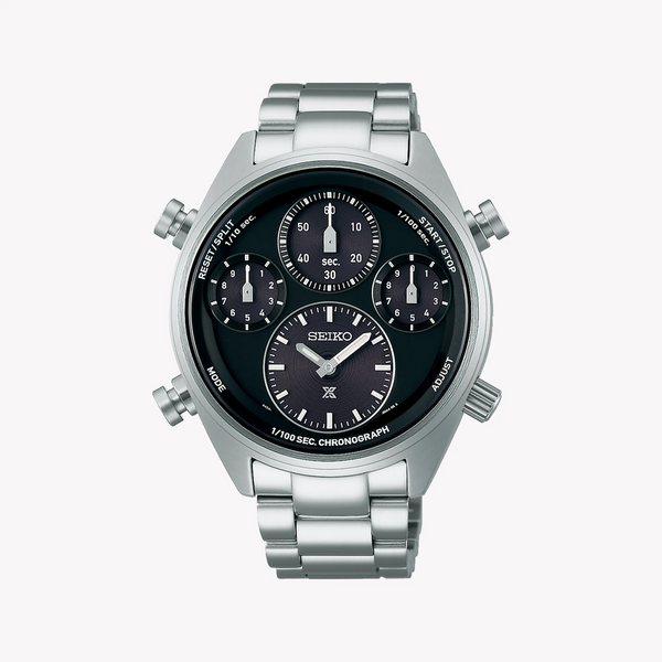 Seiko Prospex Men's Silver Watch, Dark Blue Dial | Sfj003p1 by i-watch