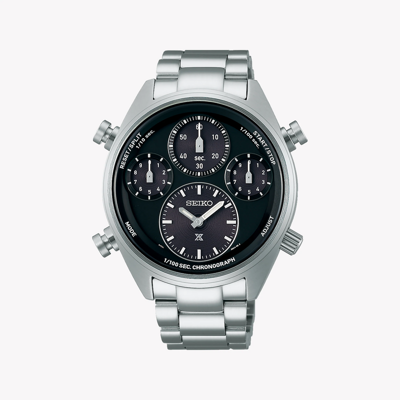 Seiko Prospex Men's Silver Watch, Dark Blue Dial | Sfj003p1 by i-watch