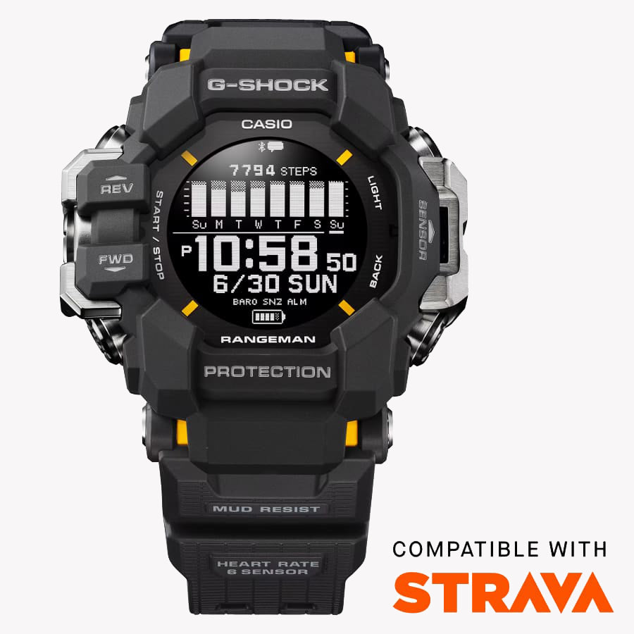 CASIO GPR-H1000-1ER ADVENTURE READY - RUGGED SMARTWATCH FOR MEN WITH BLUETOOTH & WATER RESISTANCE-i-Watch-4