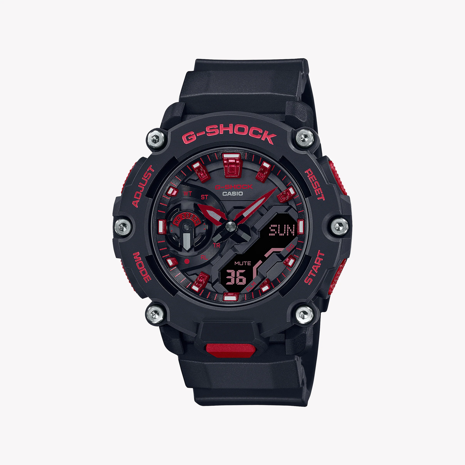 Casio G-Shock Ga-2200bnr-1adr - Rugged Black Powerhouse Men's Watch by i-watch