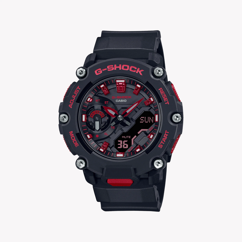 Casio G-Shock Ga-2200bnr-1adr - Rugged Black Powerhouse Men's Watch by i-watch