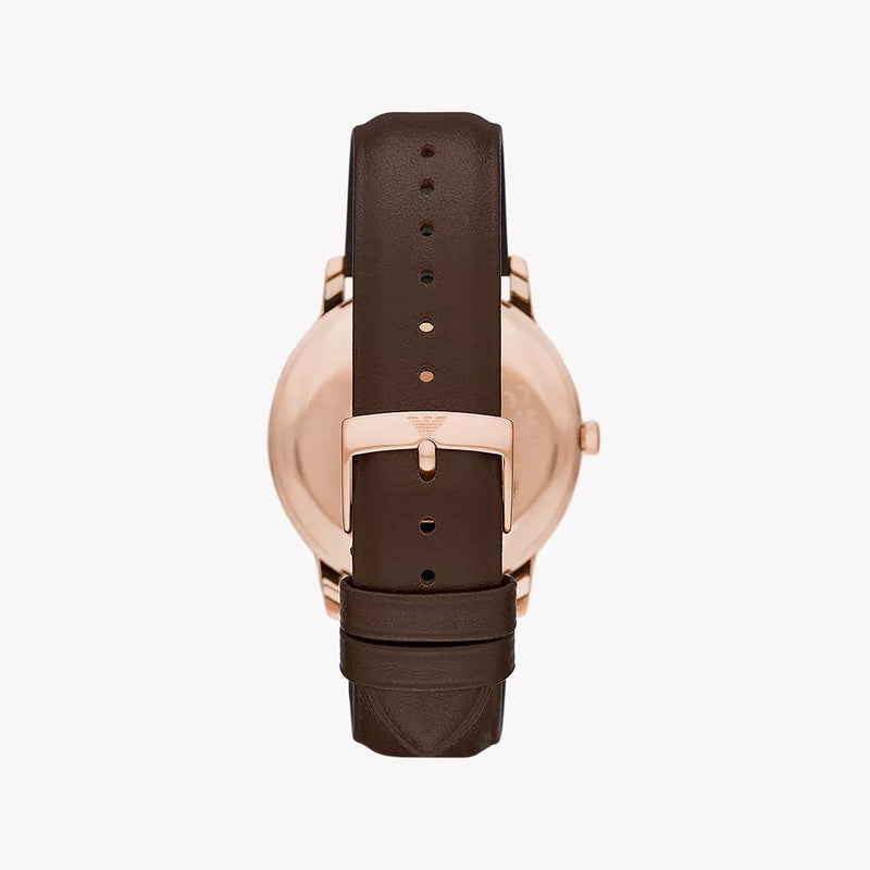 Emporio Armani Men's Rose Gold Watch, White Dial | Ar11572 by i-watch