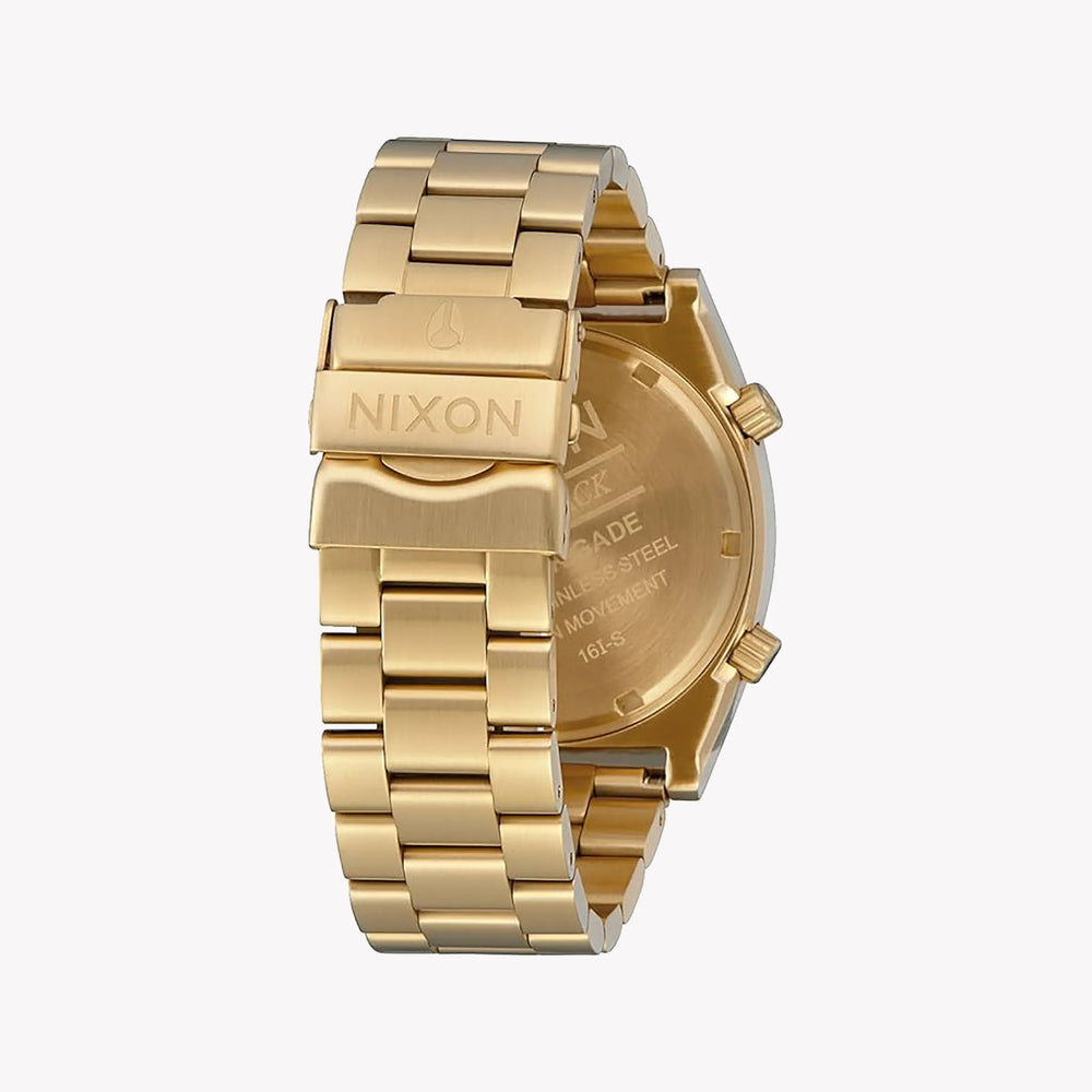 Nixon Men's Gold Stainless Steel Watch, Blue Dial | A1176-2347 by i-watch