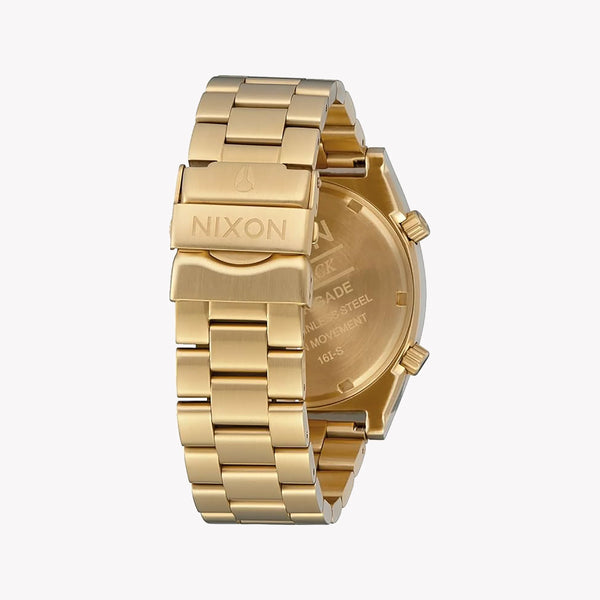 Nixon Men's Gold Stainless Steel Watch, Blue Dial | A1176-2347 by i-watch