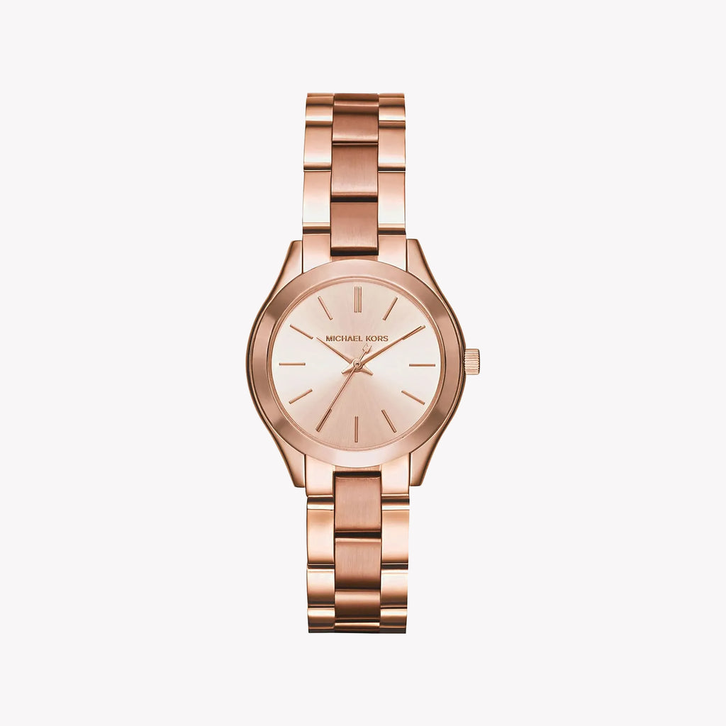 MICHAEL KORS MK3513 ROSE GOLD LUXE - ELEGANT WOMEN'S TIMEPIECE WITH WATER RESISTANCE
