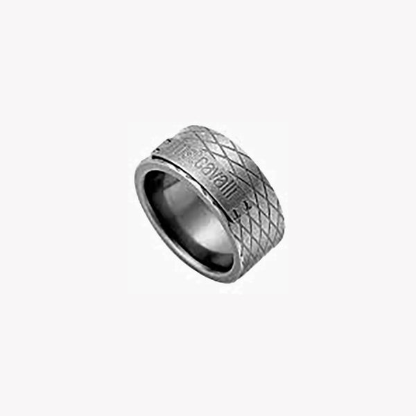 Just Cavalli Men's Silver Stainless Steel Ring | Jcrg50040210