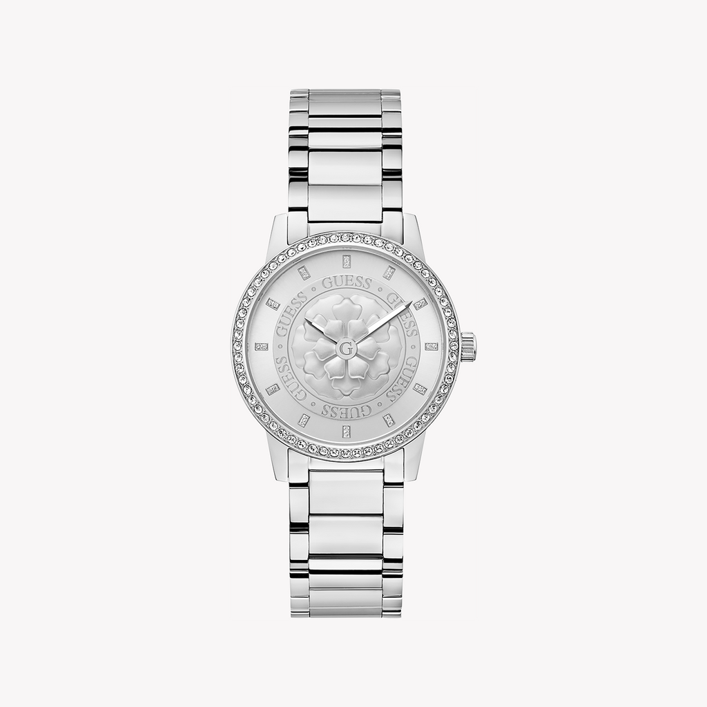 GUESS GW0747L1 SILVER RADIANCE - ELEGANT WOMEN'S WATCH WITH STAINLESS STEEL BAND