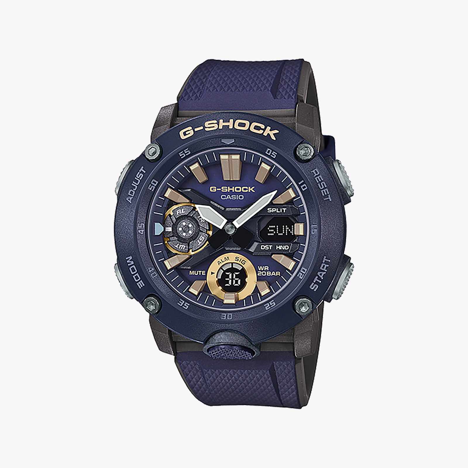 Casio G-Shock Ga-2000-2adr Adventure Ready - Bold Blue Men's Watch With Rugged Design by i-watch