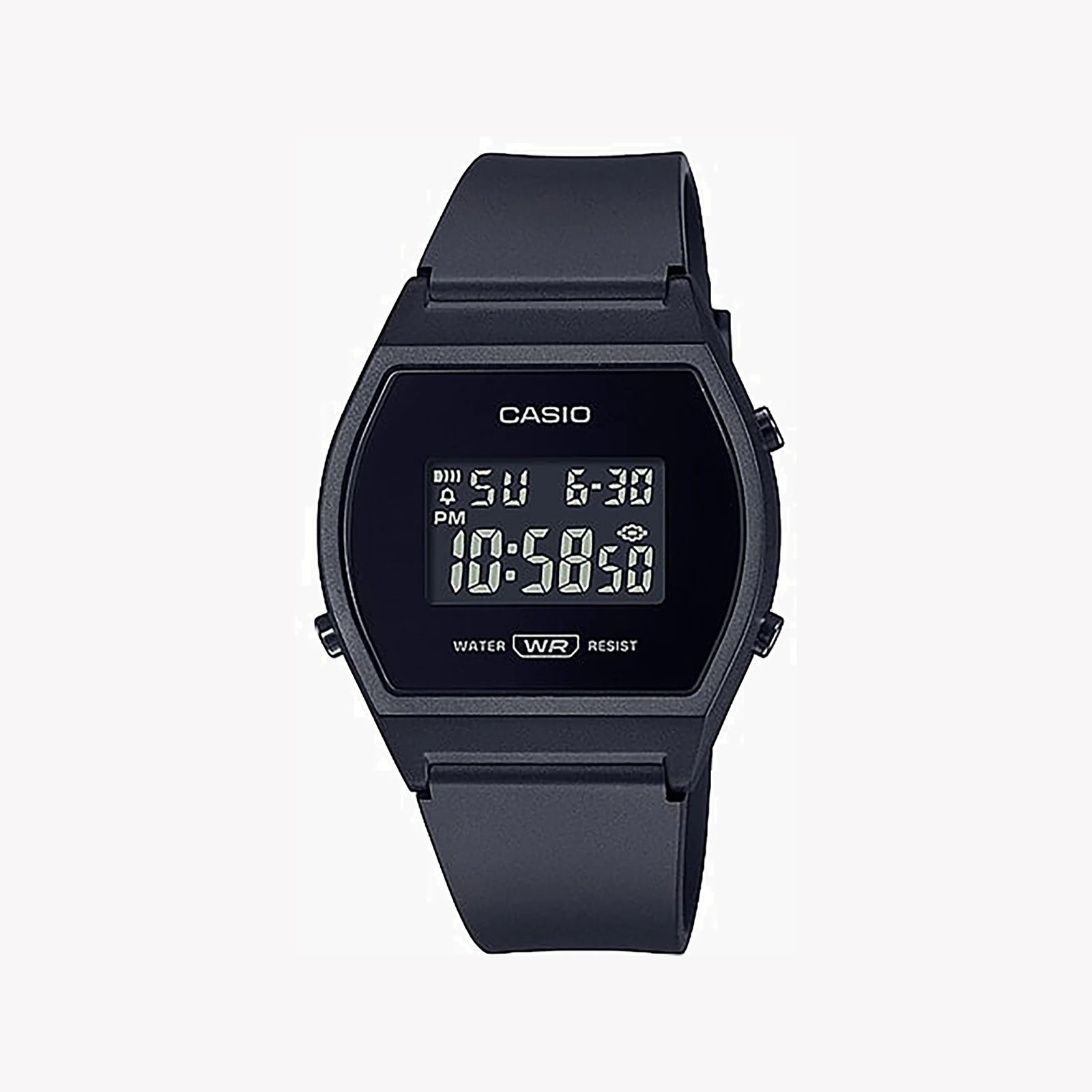 Casio Lw-204-1bdf - Sporty Elegance Unisex Watch With Black Resin Band And Digital Display by i-watch