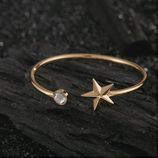 Zink Women's Gold Stainless Steel Bracelet | Zfbg002gc