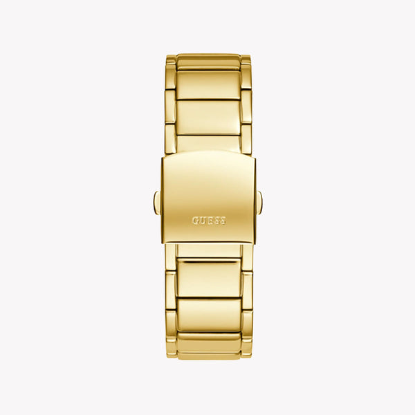Guess Men's Gold Stainless Steel Watch, Black Dial | Gw0387g2 by i-watch