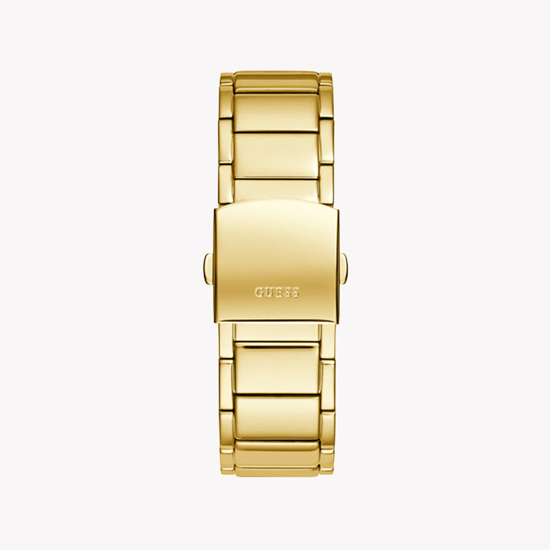 Guess Men's Gold Stainless Steel Watch, Black Dial | Gw0387g2 by i-watch