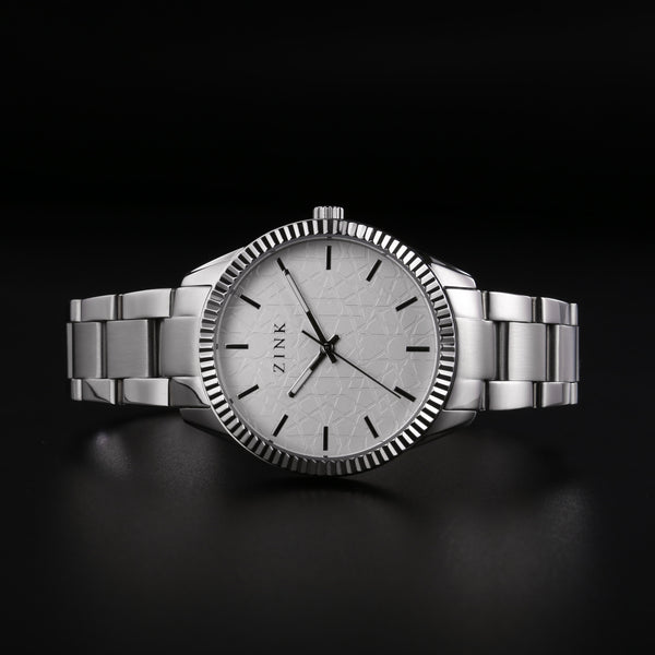 Zink Women's Silver Stainless Steel Analog Watch | Zk128l1ss-16