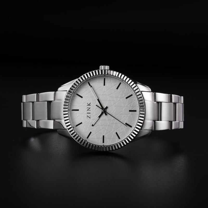 Zink Women's Silver Stainless Steel Analog Watch | Zk128l1ss-16 by i-watch