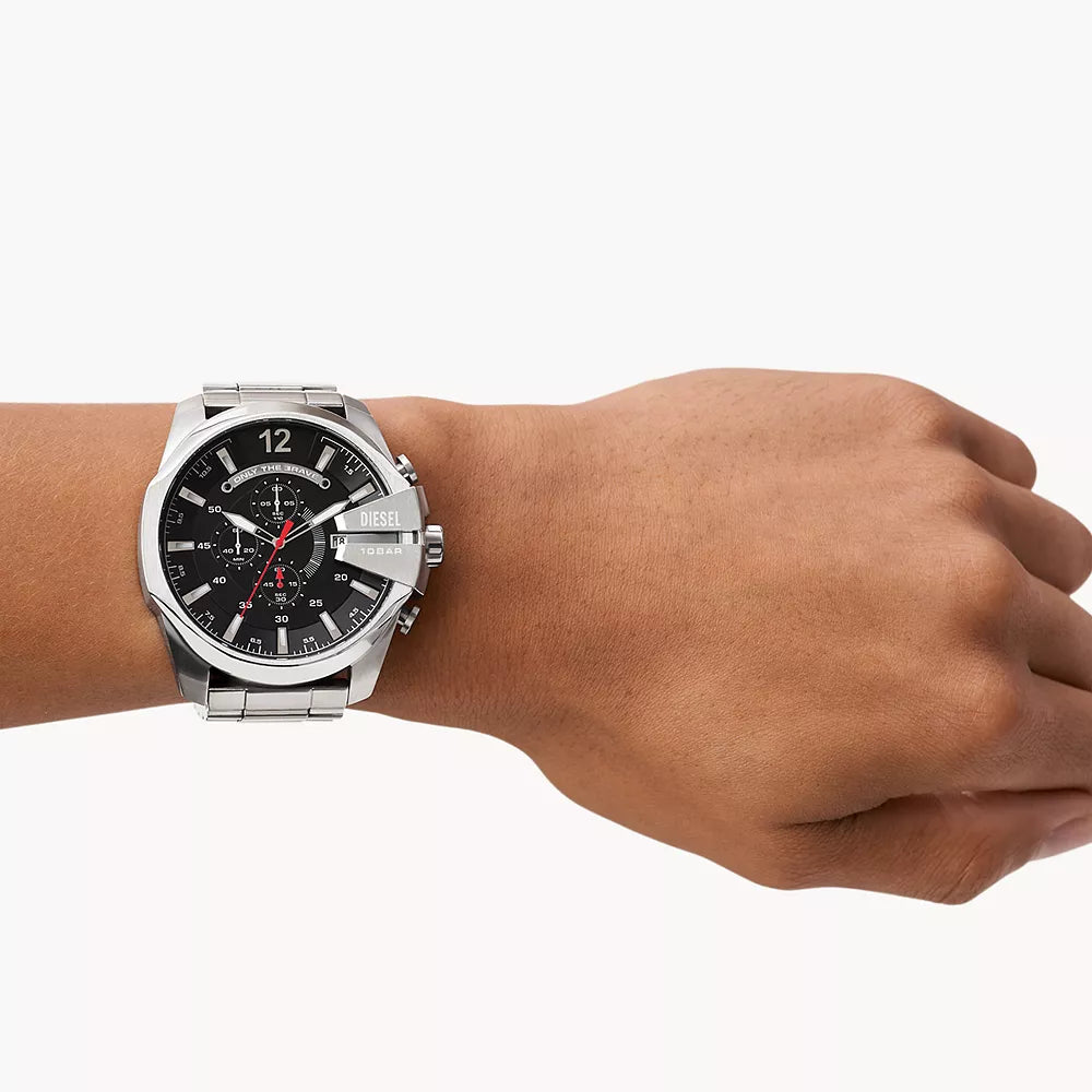 DIESEL DZ4308 BOLD STRENGTH - STRIKING SILVER MEN'S TIMEPIECE WITH QUARTZ ACCURACY-i-Watch-4