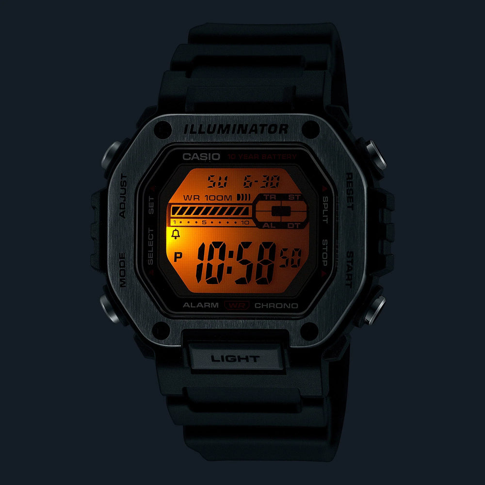 Casio Men's Blue Resin Watch, 100m Water Resistant | Ws-1500h-2avdf by i-watch