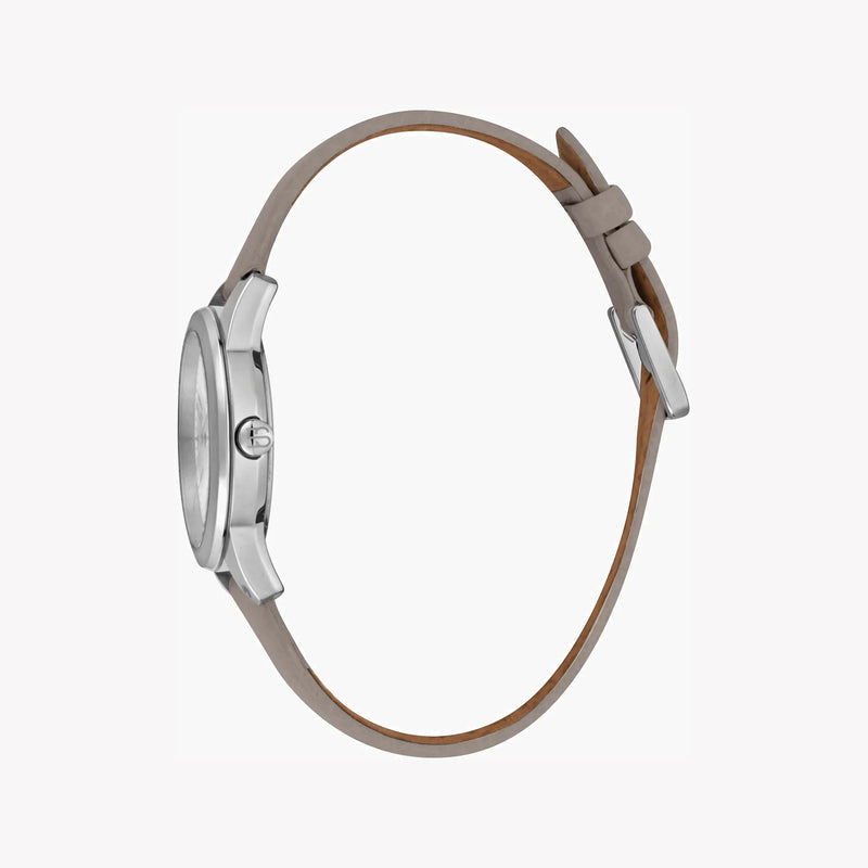 Esprit Women's Grey Leather Watch, Silver Dial | Es1l202m0015 by i-watch