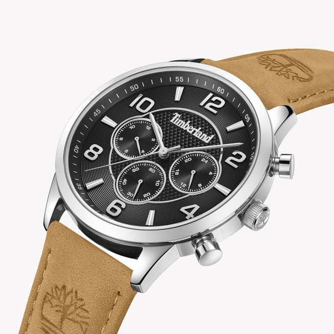 TIMBERLAND TDWGF0042102 RUGGED ELEGANCE - MEN'S STAINLESS STEEL WATCH WITH LEATHER BAND-i-Watch-3