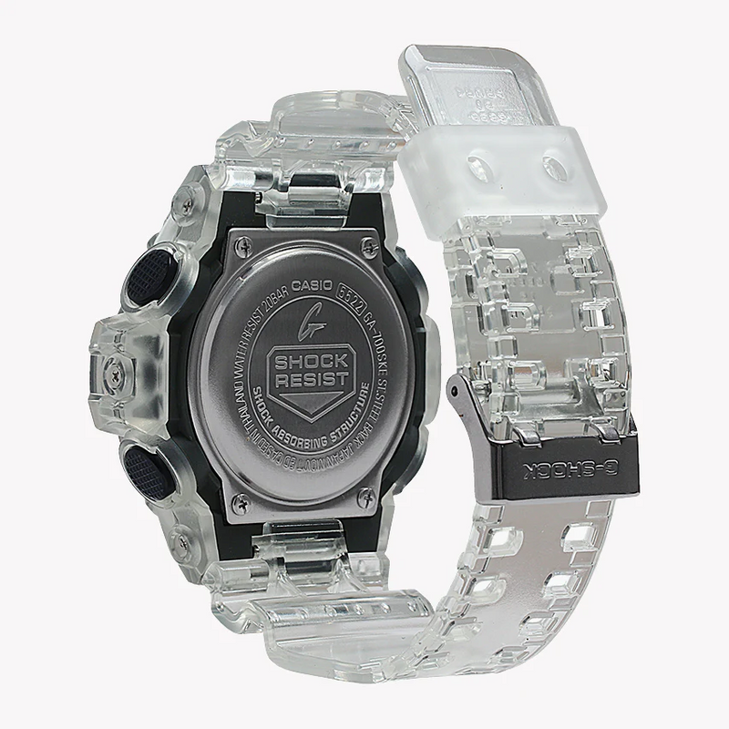 G-Shock Men's White Resin Watch, Digital Dial | Ga-700ske-7adr by i-watch