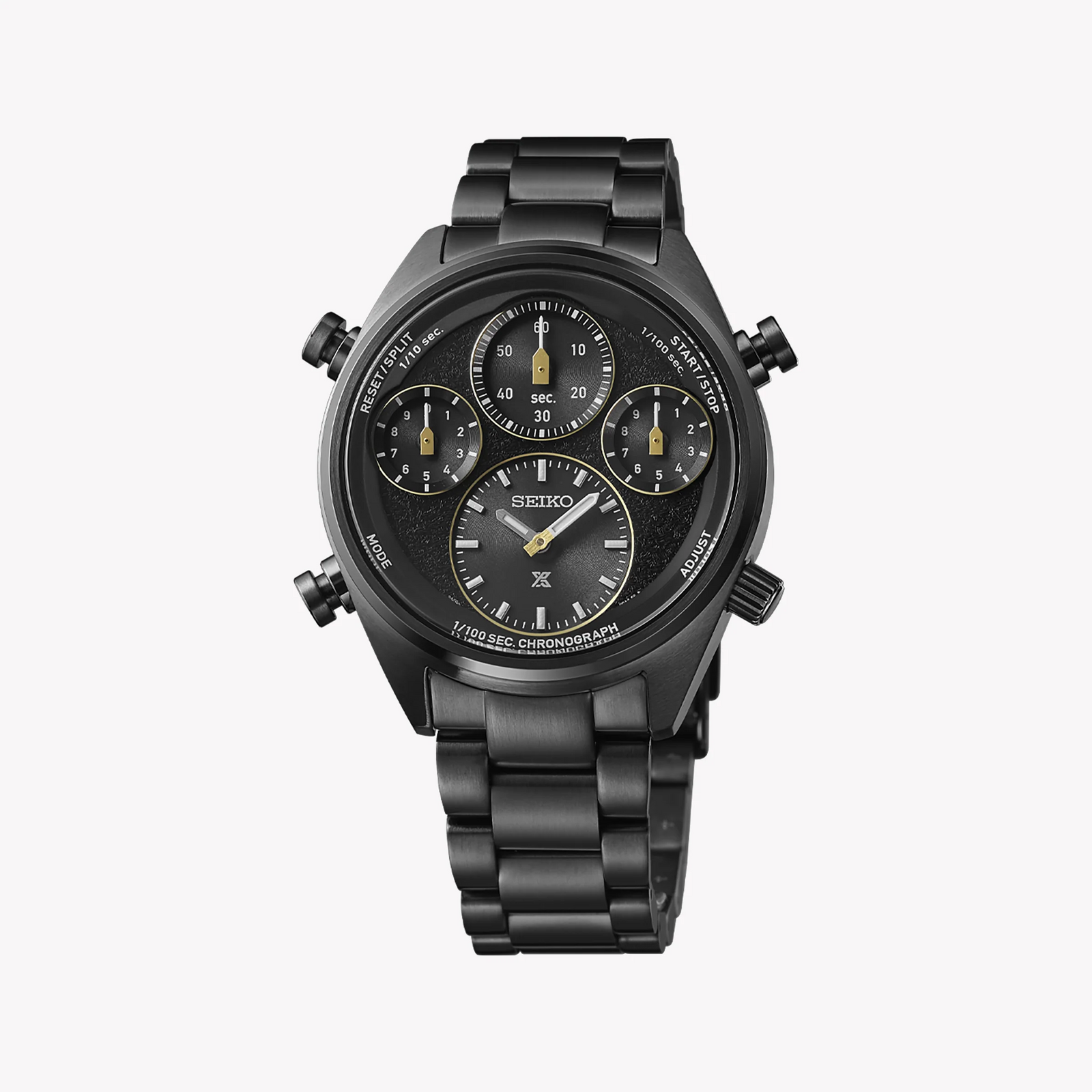 Seiko Prospex Men's Black Stainless Steel Watch, Black Dial | Sfj007p1 by i-watch