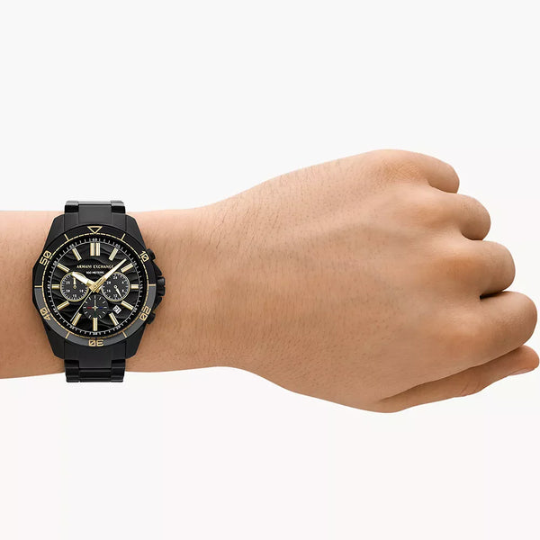 A|X ARMANI EXCHANGE AX1963 - BOLD BLACK STAINLESS STEEL TIMEPIECE FOR MODERN MEN-i-Watch-4
