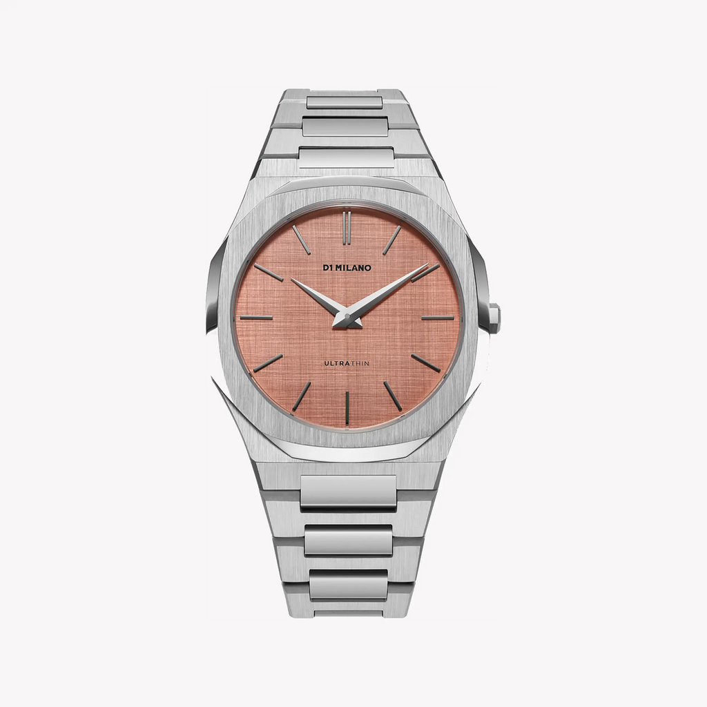 D1 MILANO D1-UTBJ26 Men's Watch - Rose Gold Dial, 40mm Steel-i-Watch