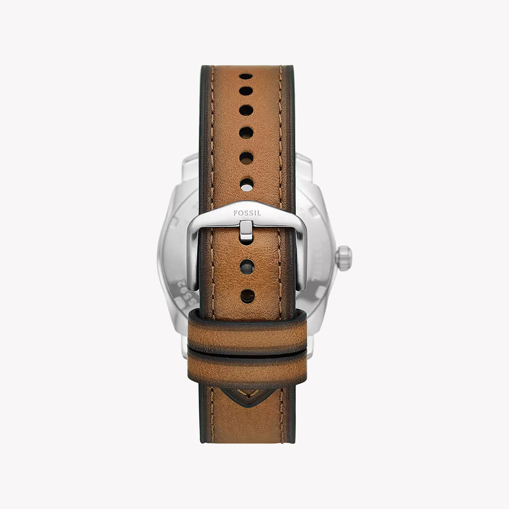 FOSSIL FS5920 TIMEKEEPER - ELEGANT BLUE DIAL & LEATHER STRAP MEN'S WATCH-i-Watch-3