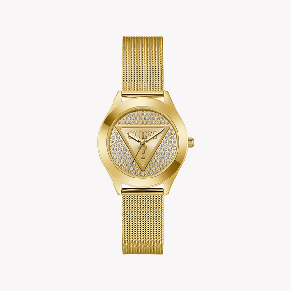 Guess Women's Gold Stainless Steel Watch, Gold Dial | Gw0835l2 by i-watch