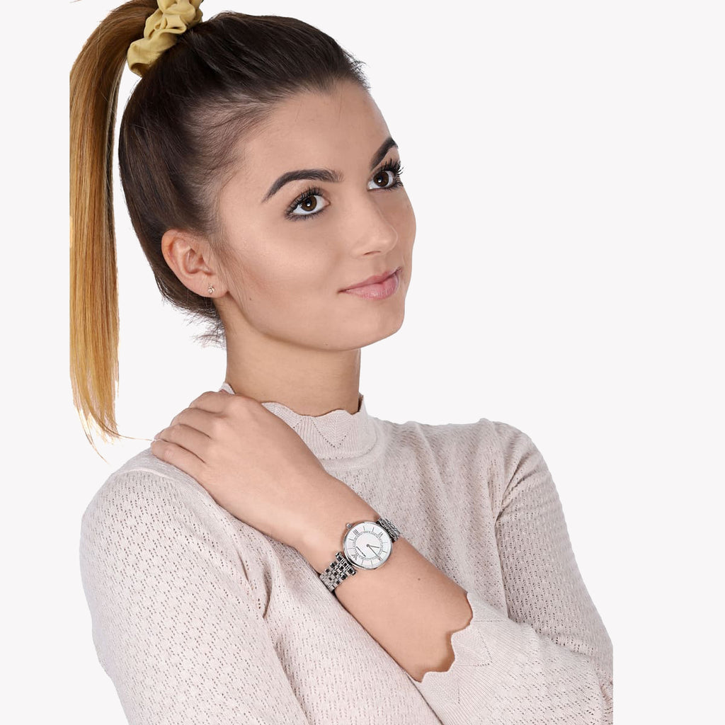 EMPORIO ARMANI AR1908 - ELEGANT SILVER TIMEPIECE FOR THE MODERN WOMAN-i-Watch-4