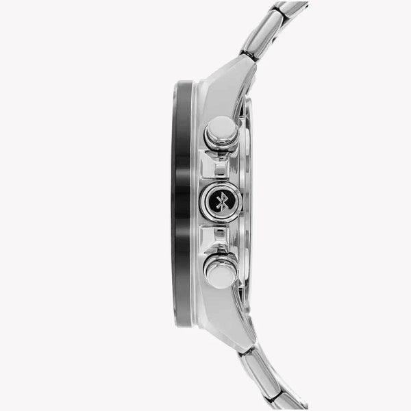 Casio Edifice Ecb-900db-1cdr - Sporty Elegance With Bluetooth Connectivity Men's Watch In Silver Stainless Steel by i-watch