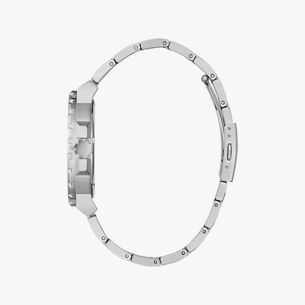 Guess Men's Silver Stainless Steel Watch, Black Dial | Gw0426g1 by i-watch