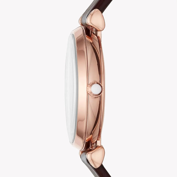 Emporio Armani Women's Rose Gold Watch, White Dial | Ar11269 by i-watch