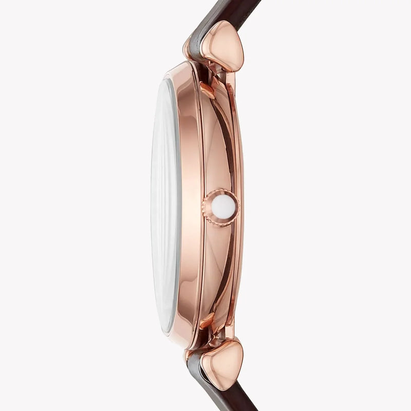 Emporio Armani Women's Rose Gold Watch, White Dial | Ar11269 by i-watch
