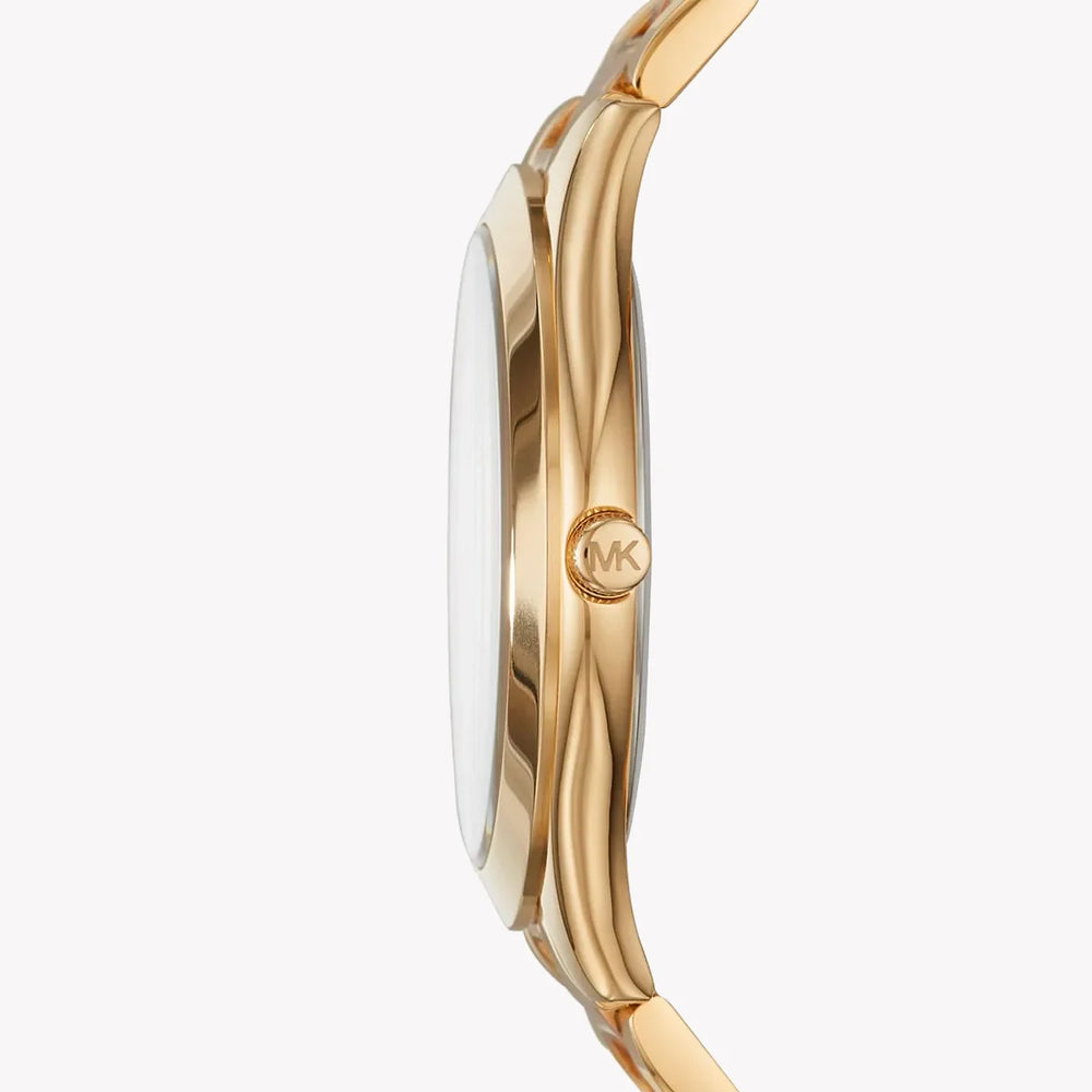 Michael Kors Women's Pink-Gold Watch, Gold Case | Mk3493 by i-watch