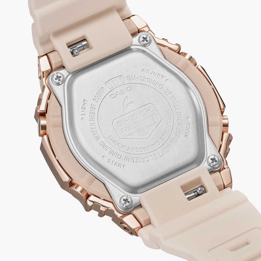 CASIO G-SHOCK GM-S2100PG-4AER ROSE GOLD GLAM - ELEGANT WOMEN'S TIMEPIECE WITH PINK BAND-i-Watch-2