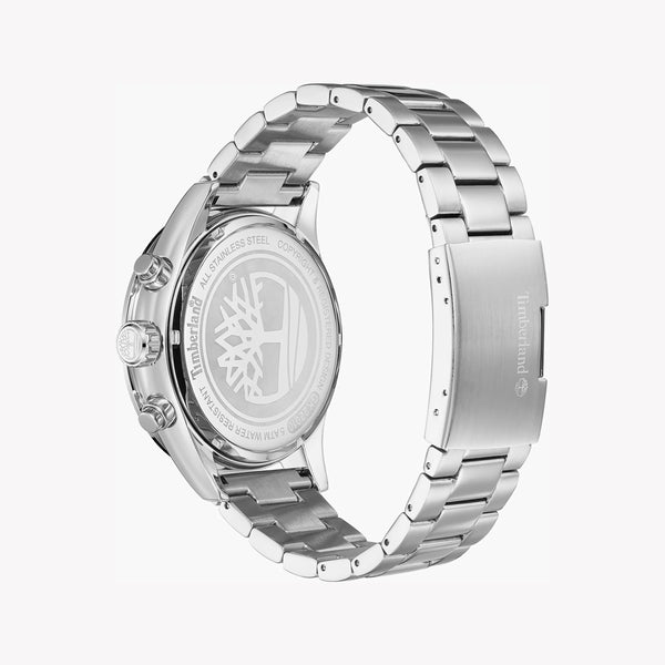 Timberland Men's Silver Stainless Steel Watch, Black Dial | Tdwgk2201004 by i-watch