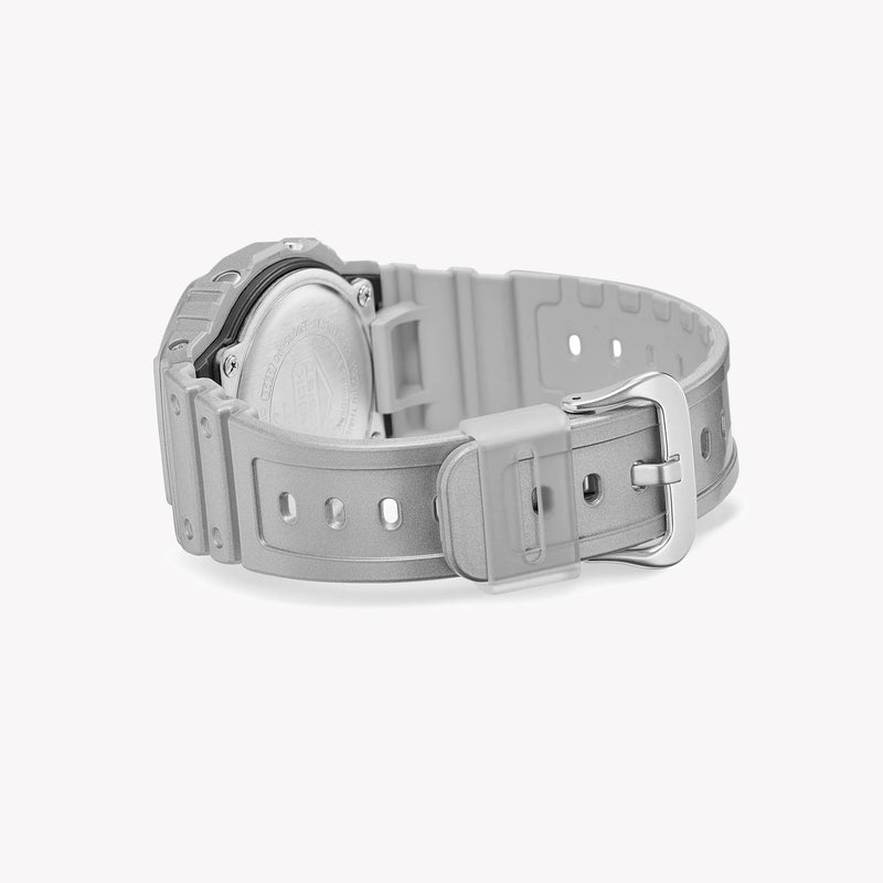 G-Shock Men's Silver Resin Watch, Digital Display | Dw-5600ff-8dr by i-watch