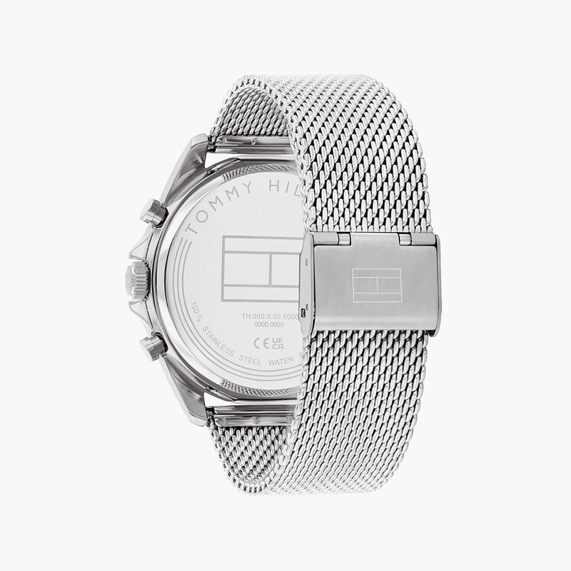Tommy Hilfiger Men's Silver Stainless Steel, Green Dial | 1693559 by i-watch