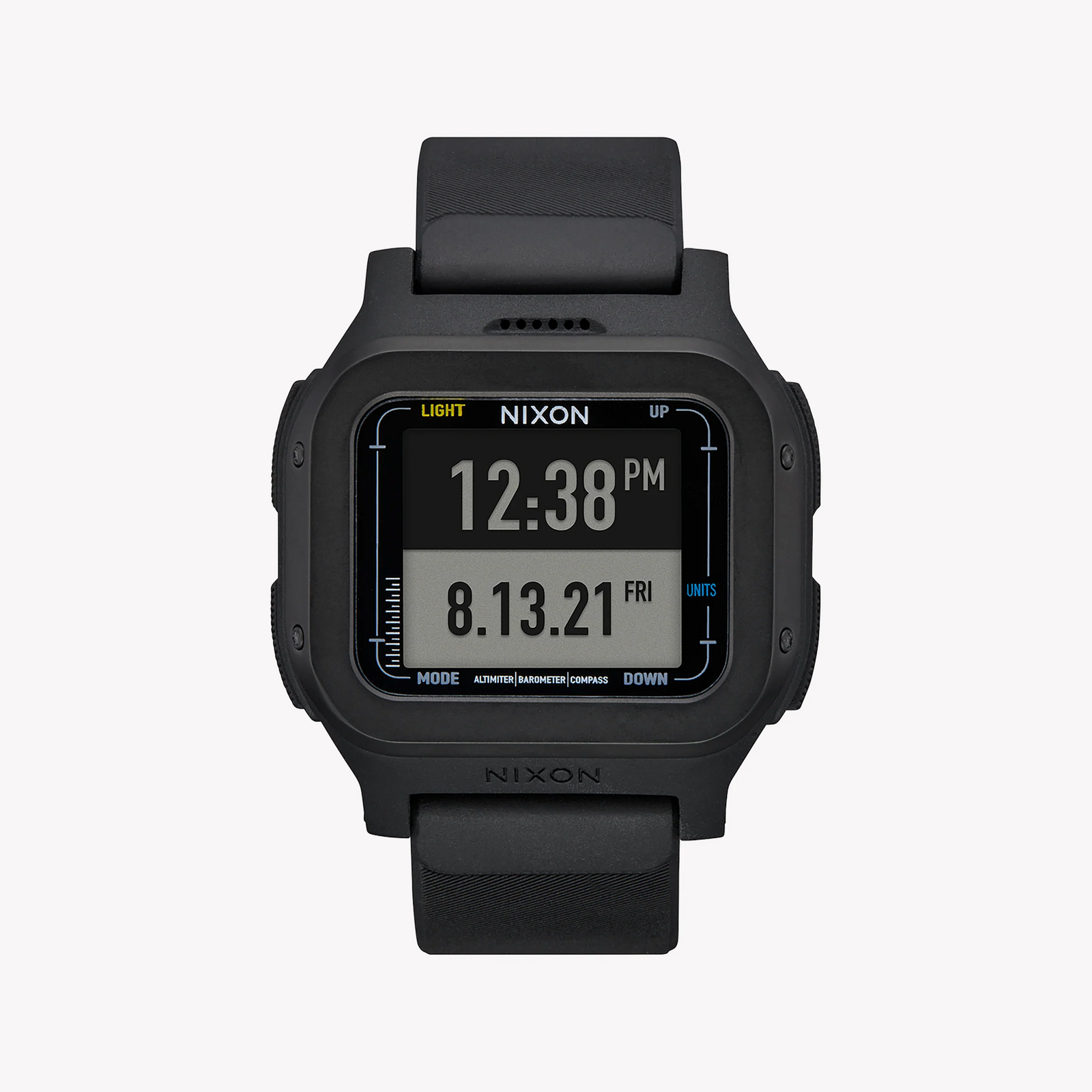 Nixon Men's Black Silicone Watch, Digital Display | A1324-001 by i-watch