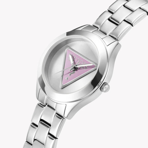 Guess Women's Silver Stainless Steel Watch, Silver Dial | Gw0675l1 by i-watch